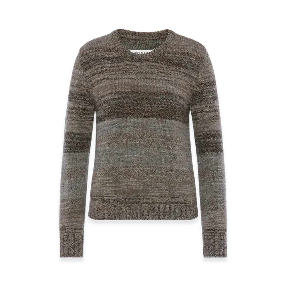 Maison Margiela Virgin Wool Crewneck Knit "Brown"