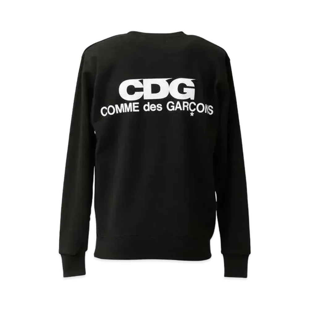 Comme des Garçons CREW NECK SWEATSHIRT "Black"