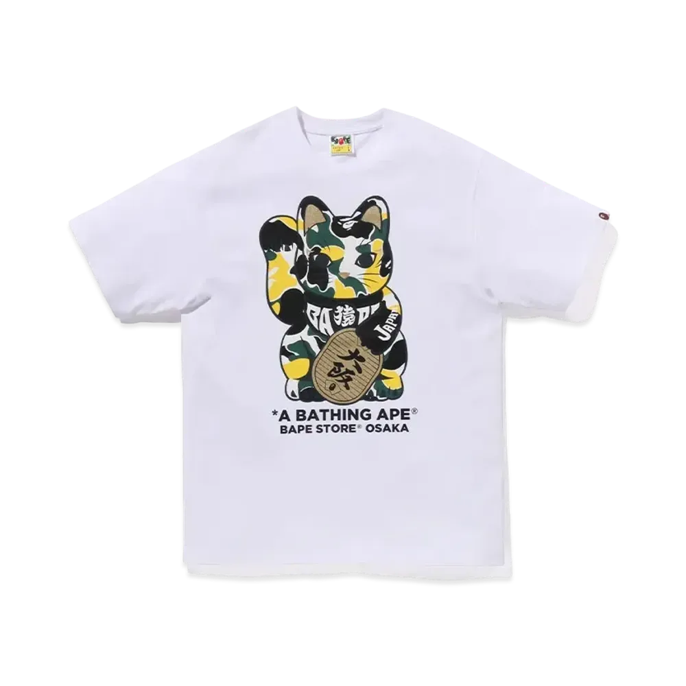 A BATHING APE Manekineko Tee Osaka Store Limited Osaka Store Limited "White"