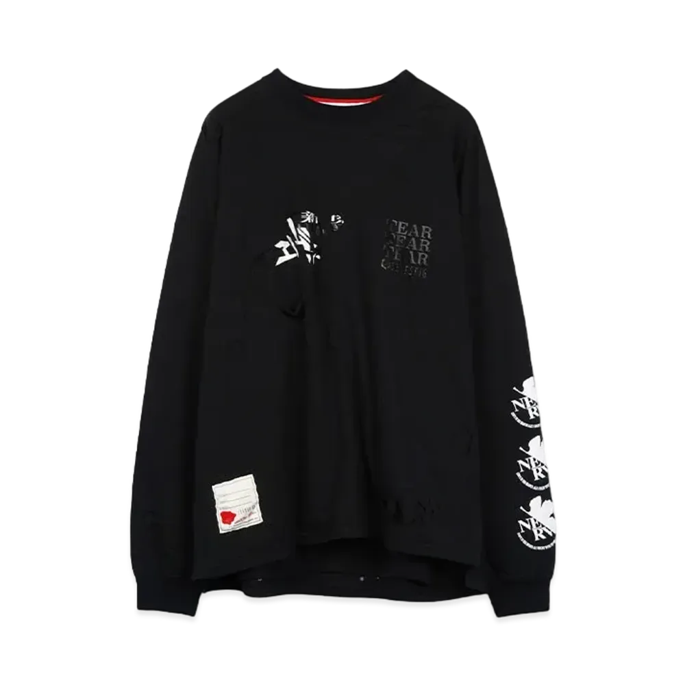 EVANGELION x SEVESKIG L/SL Tee Ver.Ayanami "BLACK"