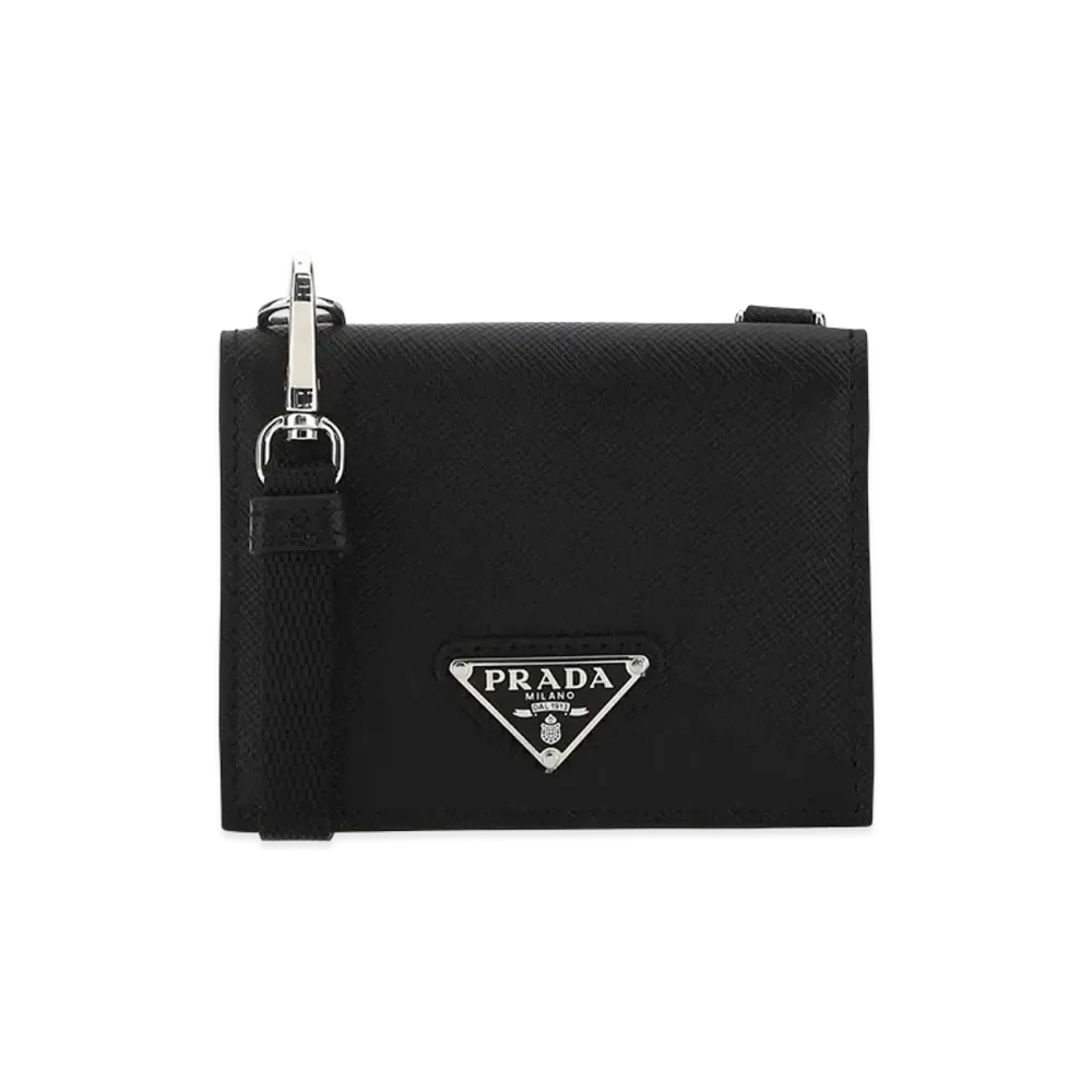 PRADA Leather Cardholder "Black"