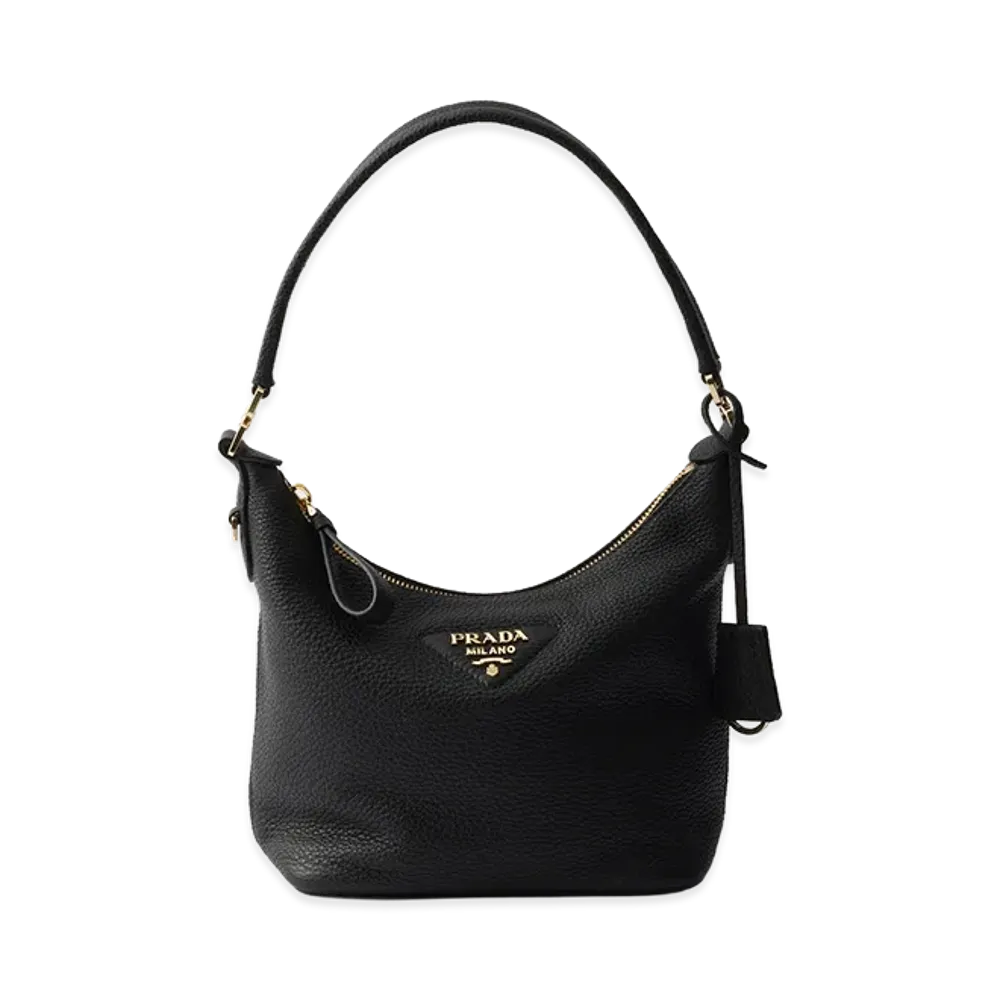 PRADA Leather Mini Bag "Black"