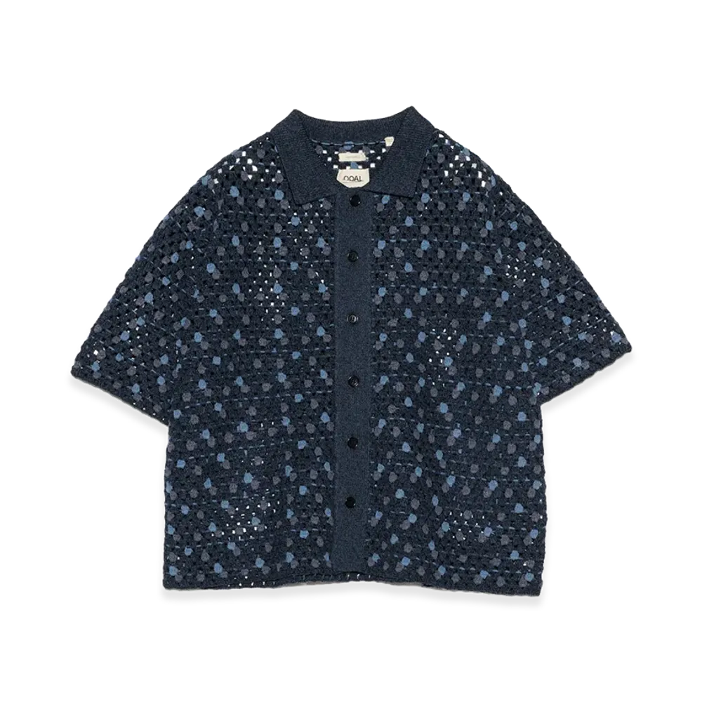 nanamica Knit Shirt "Dark Navy"