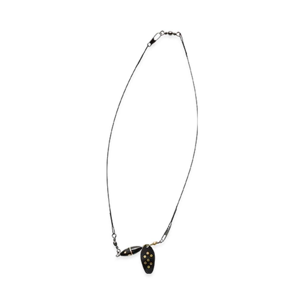 OUR LEGACY Women's Spinner Necklace "Spotted Gold"
