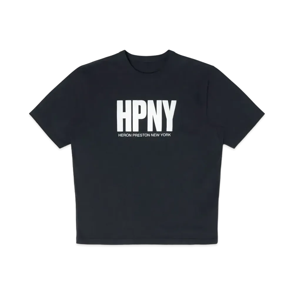 HERON PRESTON Reg Hpny SS Tee "Black"