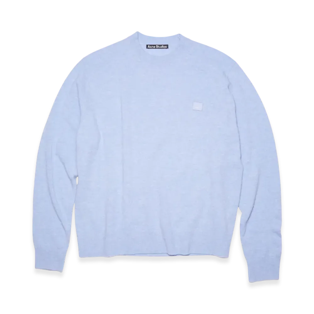 Acne Studios Kalon Crewneck Sweater "Cornflower Blue Melange"