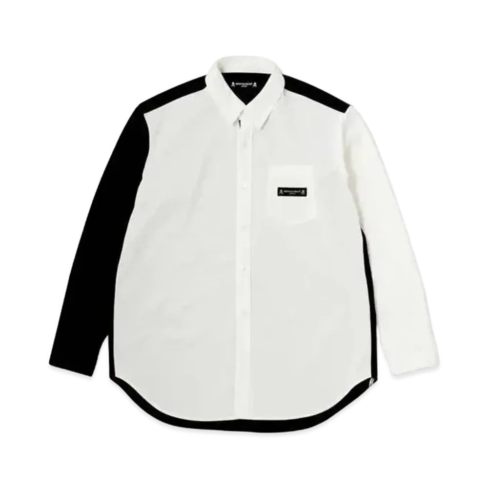 mastermind JAPAN Debosed SkulLShirt "White Black"