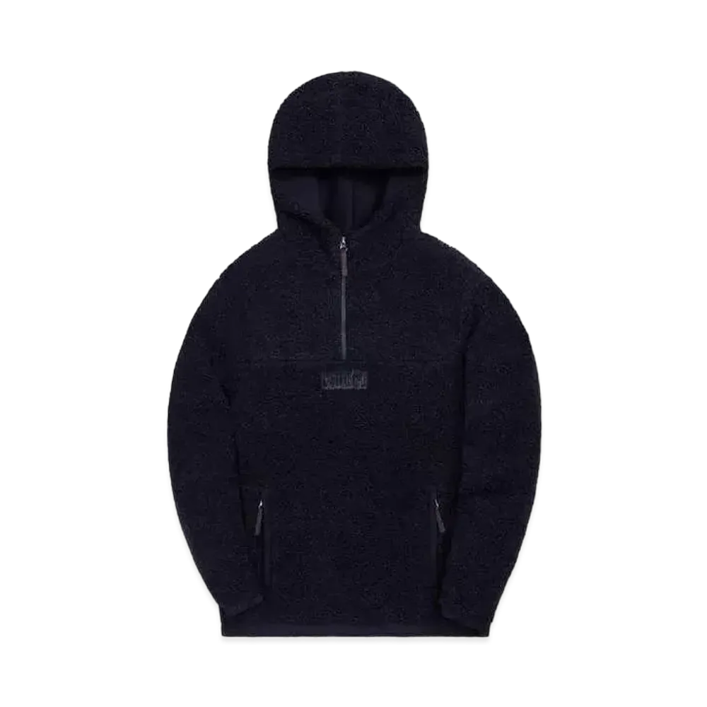 Kith Bonded Sherpa Quarter Zip Hoodie "Nocturnal"