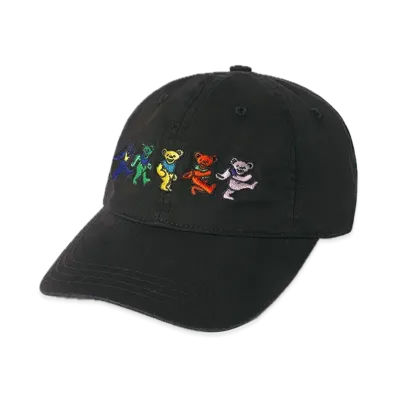 thisisneverthat x Grateful Dead Dancing Bears Cap "Black"