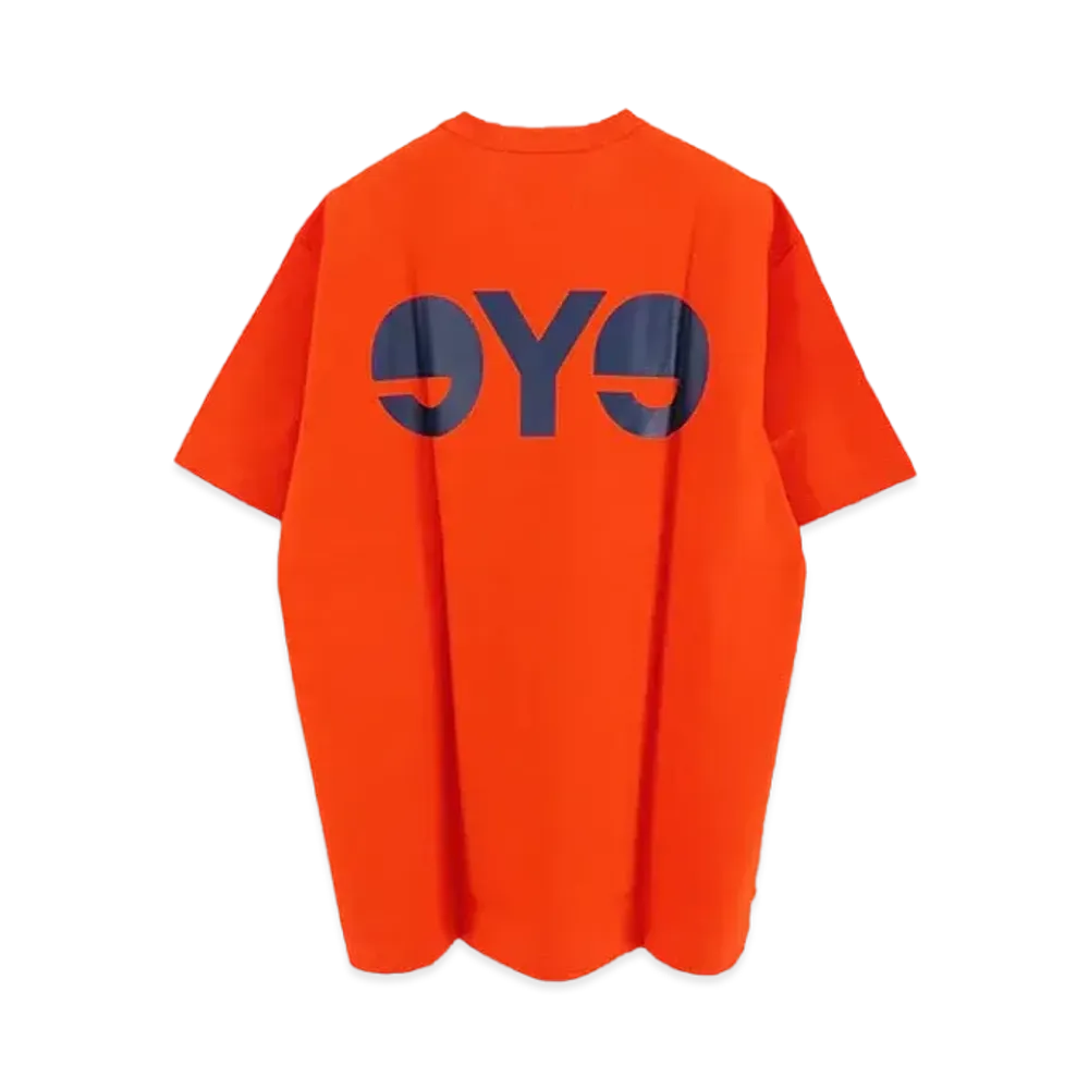 JUNYA WATANABE Cotton Jersey Print Levi's W Name T-Shirt "Orange"