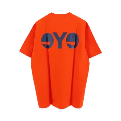 JUNYA WATANABE Cotton Jersey Print Levi's W Name T-Shirt "Orange"