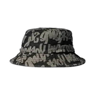 Supreme Fat Tip Jacquard Denim Crusher "Black"