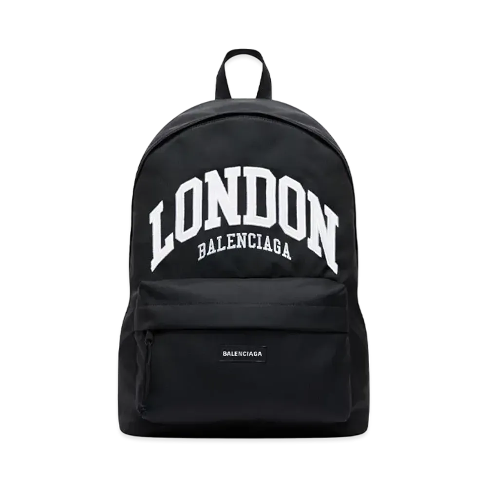 BALENCIAGA Cities London Explorer Backpack "Black"