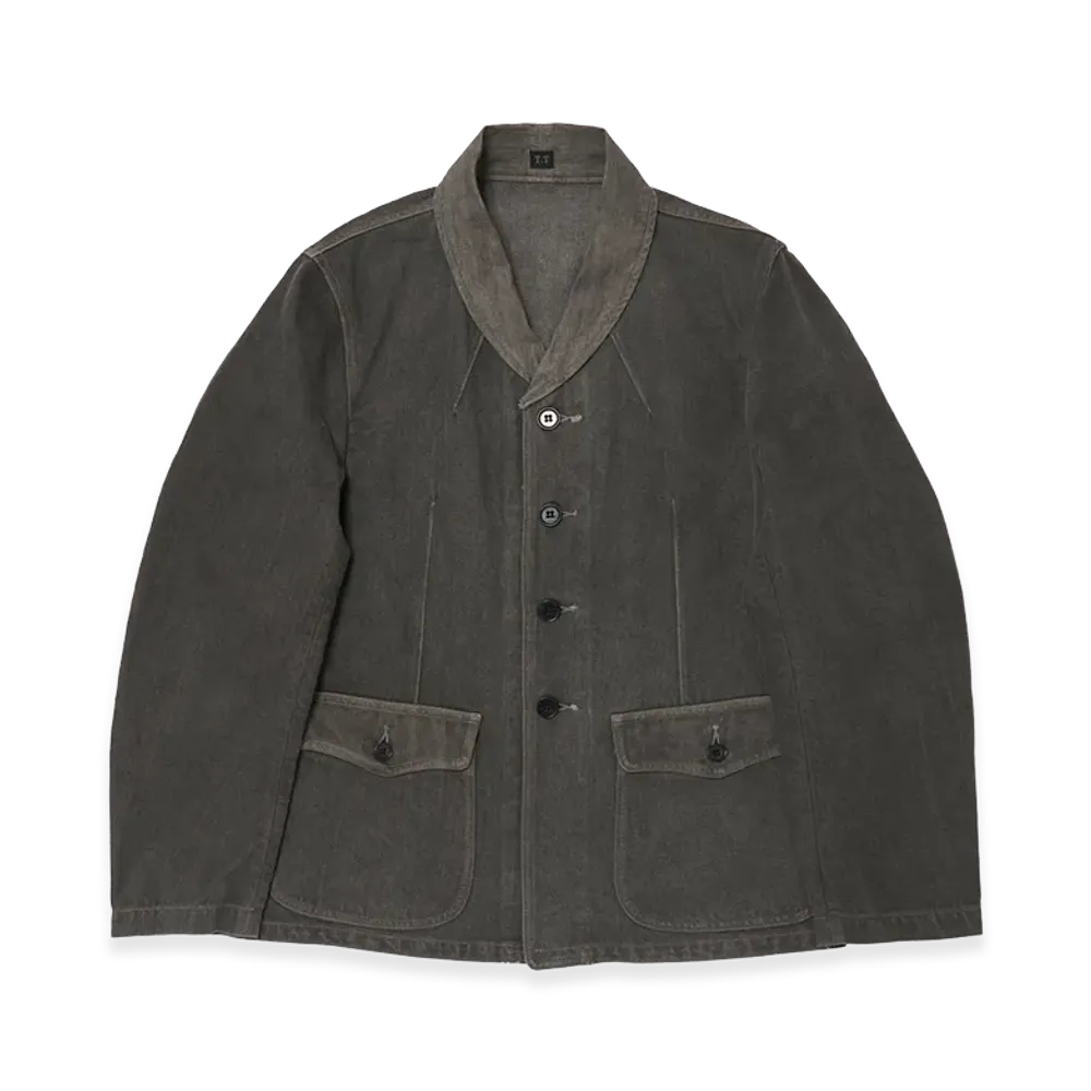 T.T Taiga Takahashi LOT.327 Modified Shawl Collar Jacket "Sumi"