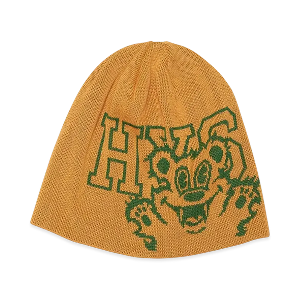 HYSTERIC GLAMOUR Fire Bear Beanie "Yellow"