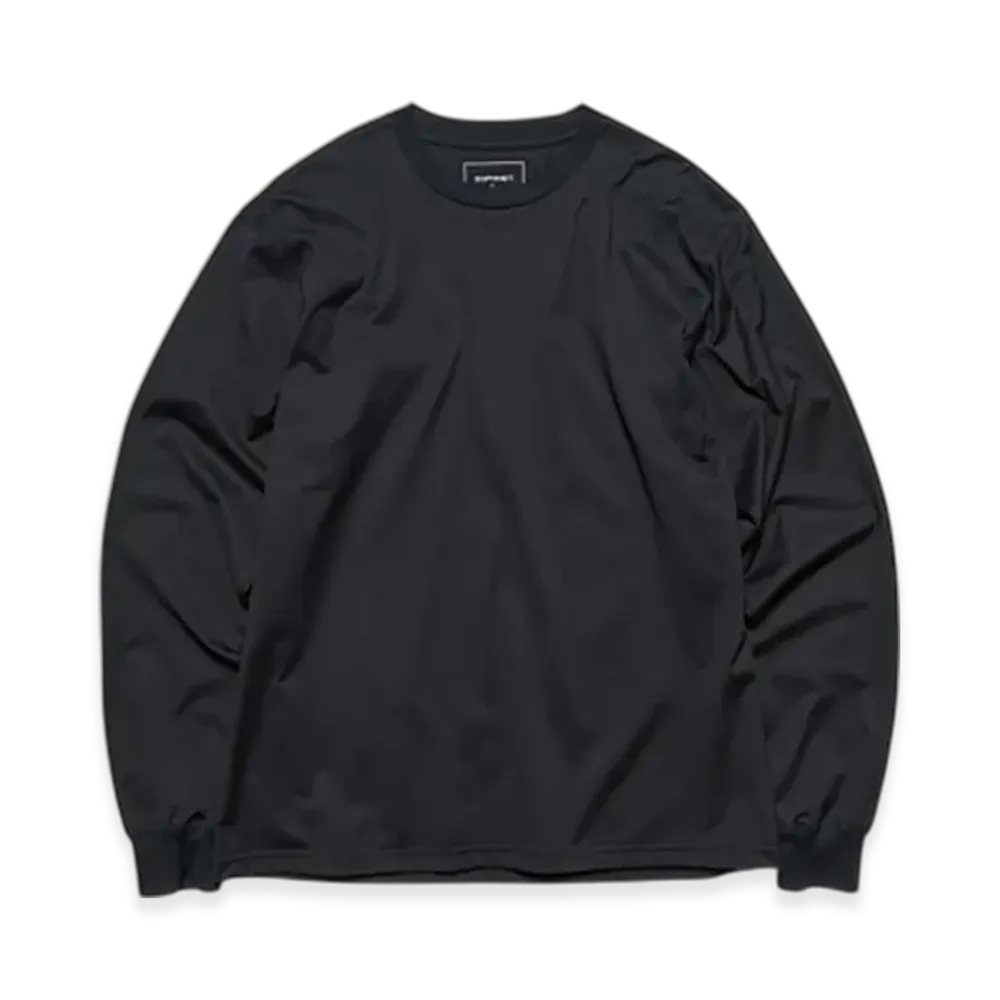 SOPHNET. Luster Cotton Essential L/S Tee "Black"