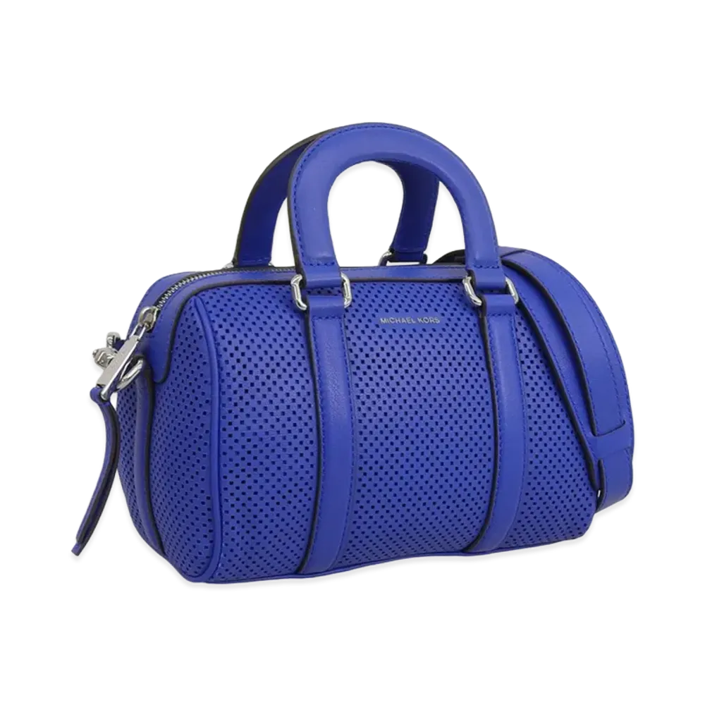 MICHAEL KORS Women's Libby SM Satchel "Blue"