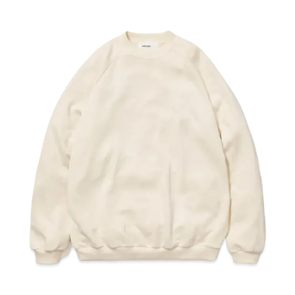 everyone Cotton Crew Neck Sweatshirt "Ivory"
