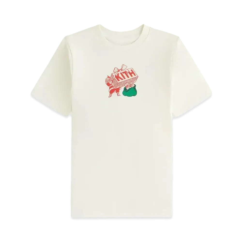 Kith Kithmas Kids Comic Santa Gift Tee "Sandrift"