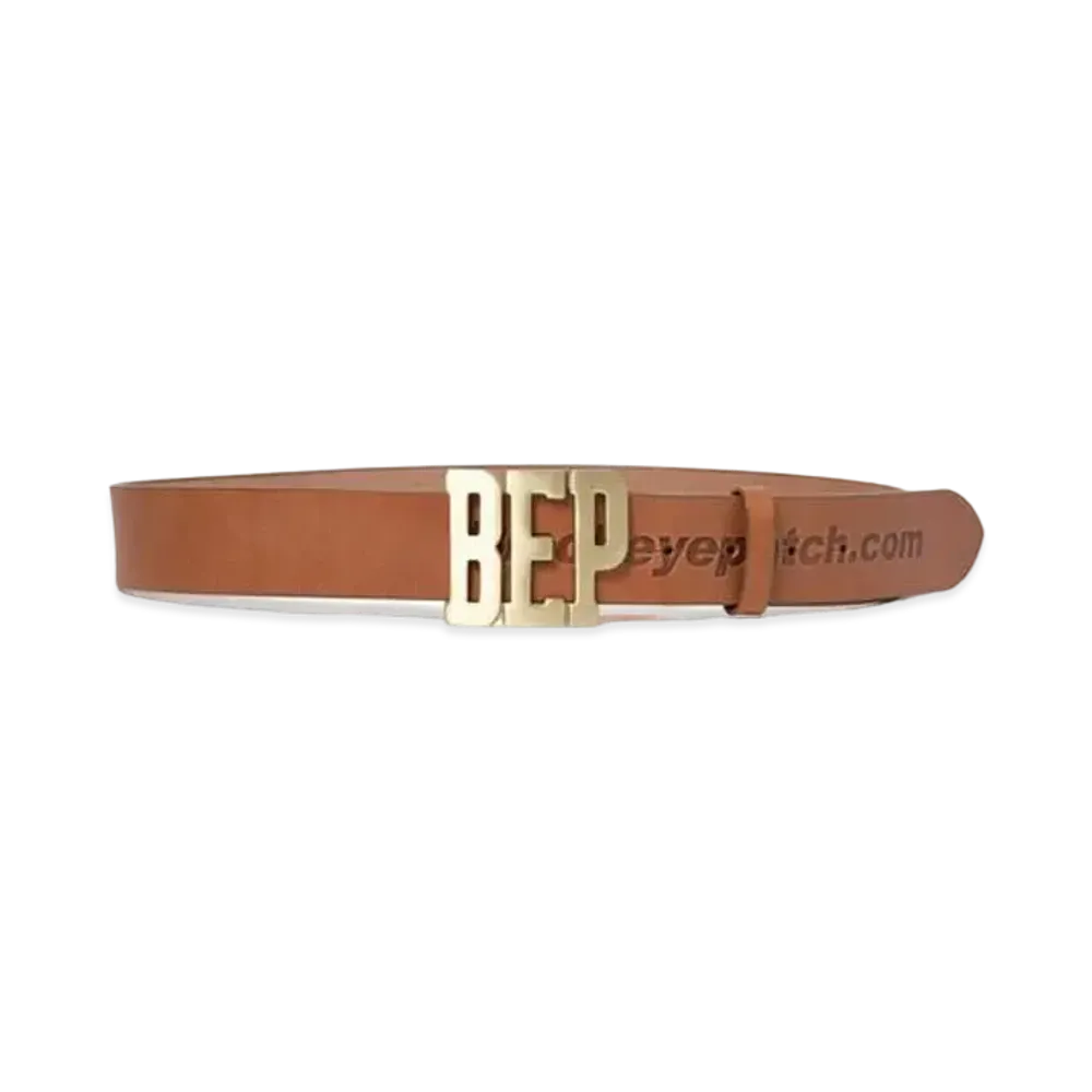 BlackEyePatch LETTERS BELT "Beige"