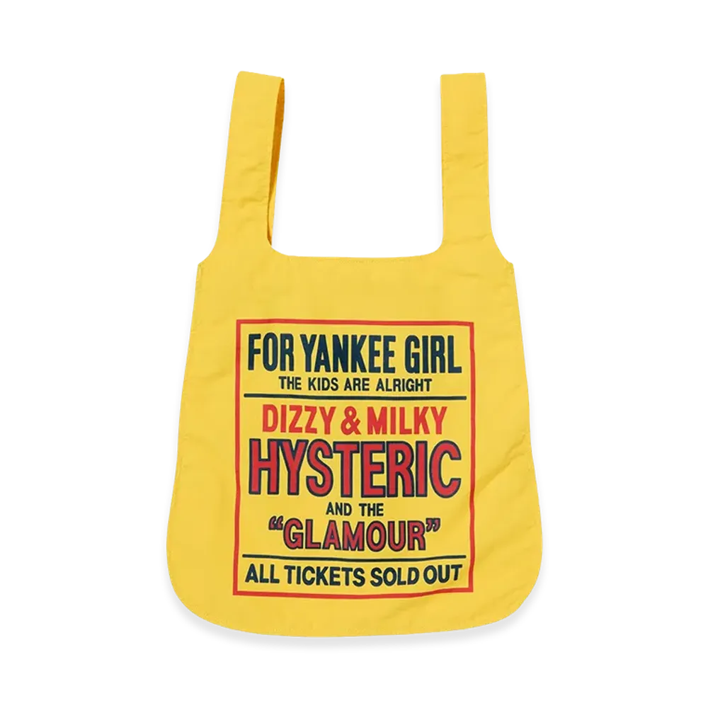 HYSTERIC GLAMOUR Women's Dizzy&Milky 2-Way Tote Bag "Yellow"