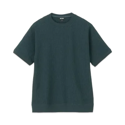 Goldwin Waffle Light Hybrid T-shirt (Unisex) "Deep Cypress"
