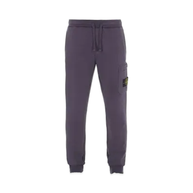 Stone Island 64520 BRUSHED COTTON FLEECE_SLIM FIT "Ink Blue"