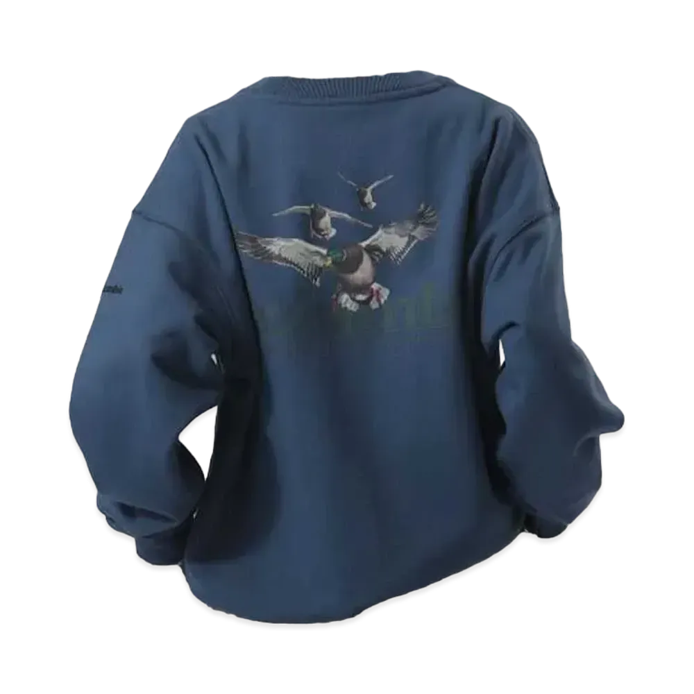 BEAMS x Columbia Exclusive Bush Brush Slope Crewneck Sweat "Navy"