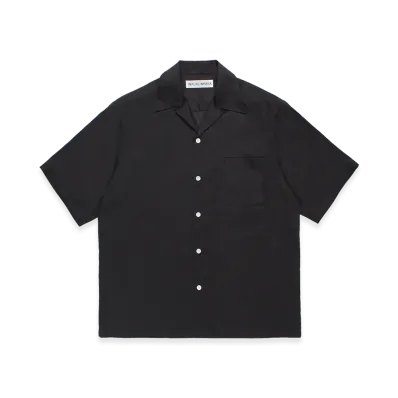 WACKO MARIA x Bez Tekstil Open Collar Shirt "Black"
