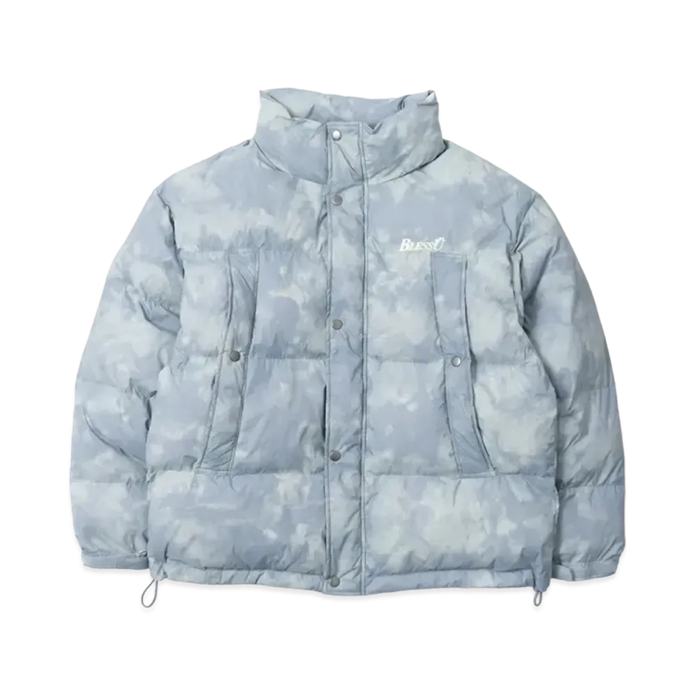BLESS U Marble Nakawata Blouson "Blue"