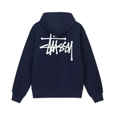 Stussy Basic Stussy Hoodie 2023 "Navy"