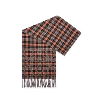 LOEWE Anagram Scarf "Brown/Multicolor"