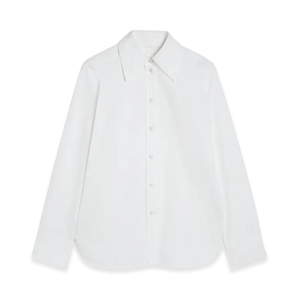 Jil Sander Cotton Poplin Shirt "Optic White"