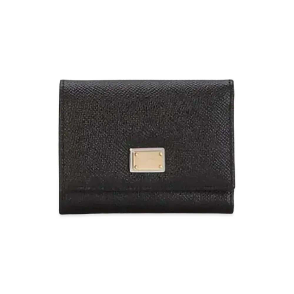 Dolce&Gabbana Wallet Dauphine Calfskin "Black"