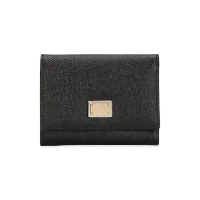Dolce&Gabbana Wallet Dauphine Calfskin "Black"