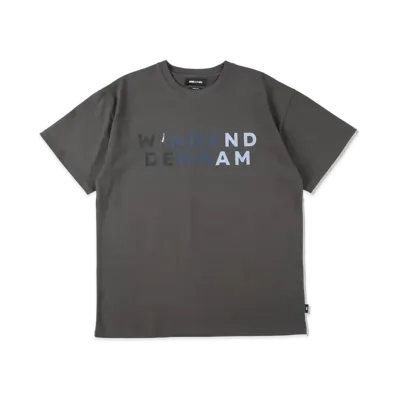 WIND AND SEA x DENHAM (Wind and Denham) Tee "Charcoal"
