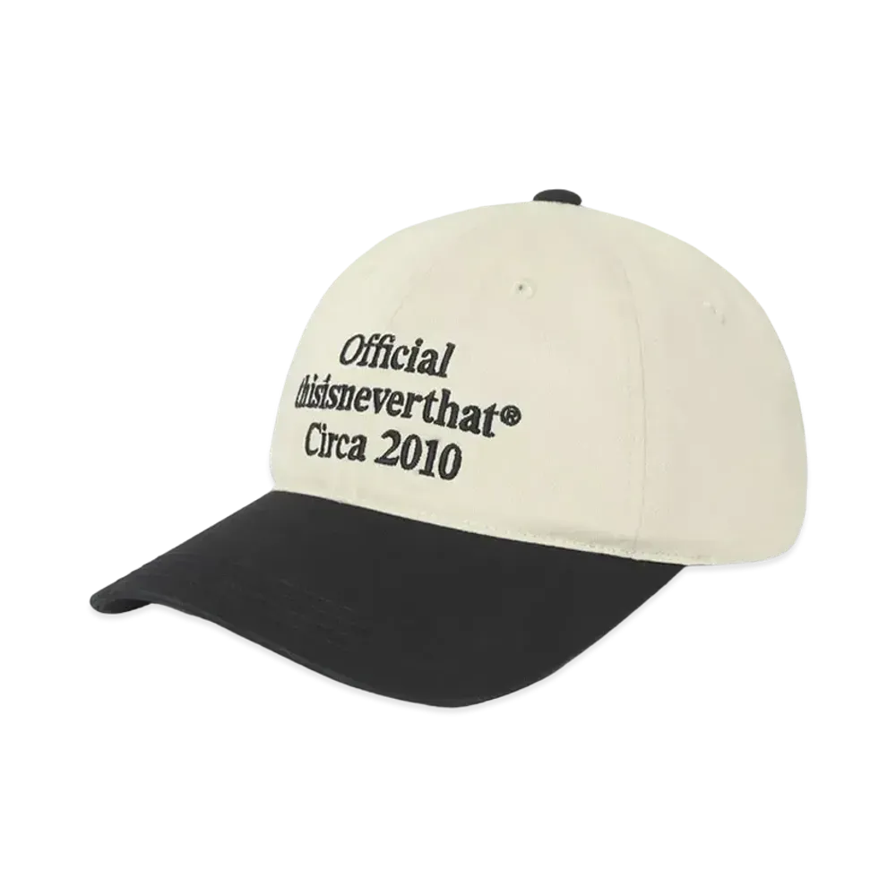 thisisneverthat Times Cap "Ivory/Black"