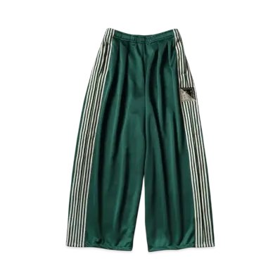 KAPITAL Smooth Jersey Stunt Man Woman Super Buggy Track Pants "Green"