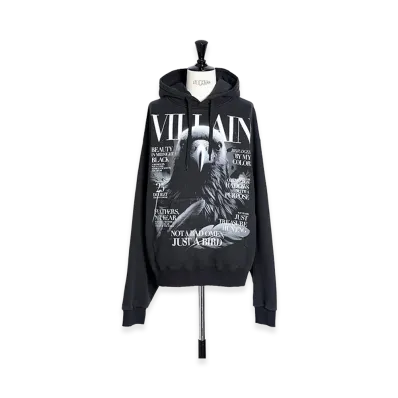 doublet Villain Cover Print Hoodie "Black"