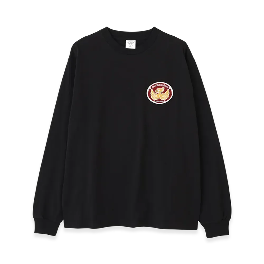 AVIREX x Final Fantasy VII Remake L/S T-Shirt "Sam'S Deliveryservice" "Black"