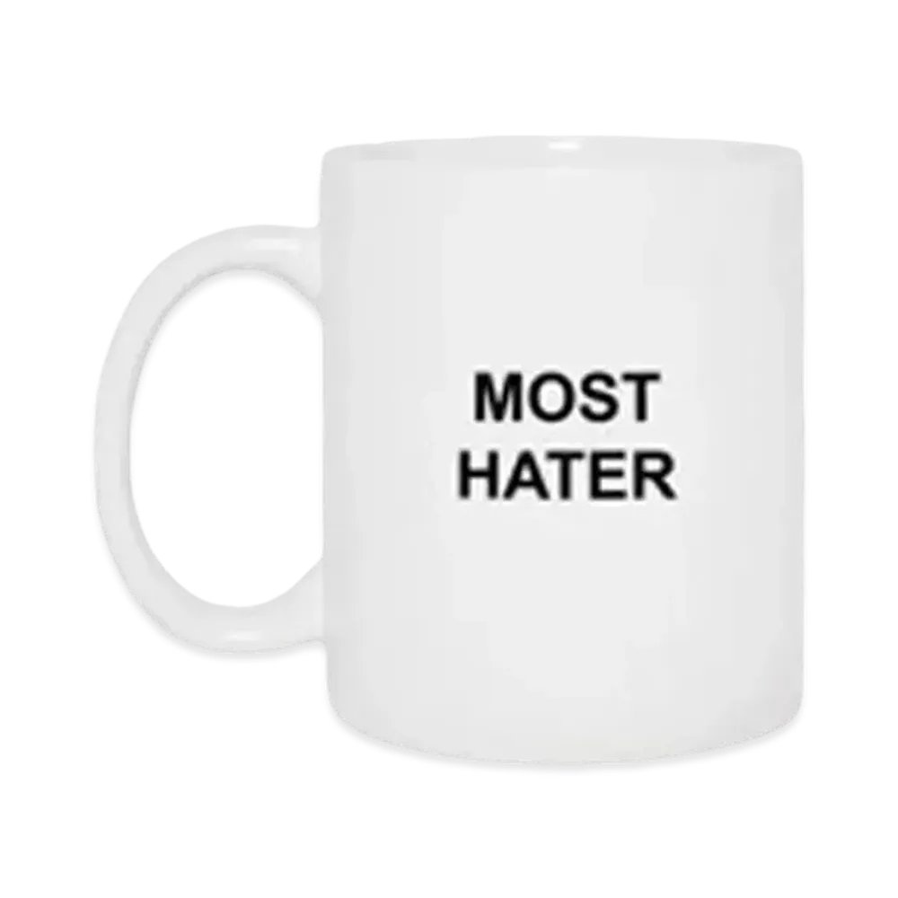 JJJJound Most Hater Mug "White"