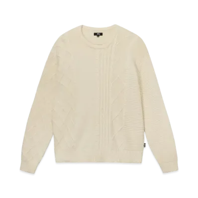 Stussy Patchwork Sweater "Natural"