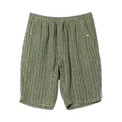 Needles String Cowboy Short - R/Ac/Pe Abstract Stripe Jq. "Green"