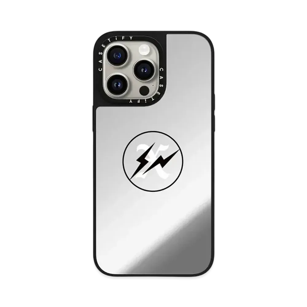 iPhoneアクセサリー CASETiFY GOD SELECTION fragment iPhone GOD SELECTION XXX x fragment design x CASETiFY 10th Logo Black