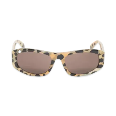 Stussy Landon Sunglasses "Cheetah/Dark Brown Lens"