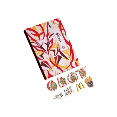 CLOT x Mcdonald's McSpicy Pin Badge Set "Multi"