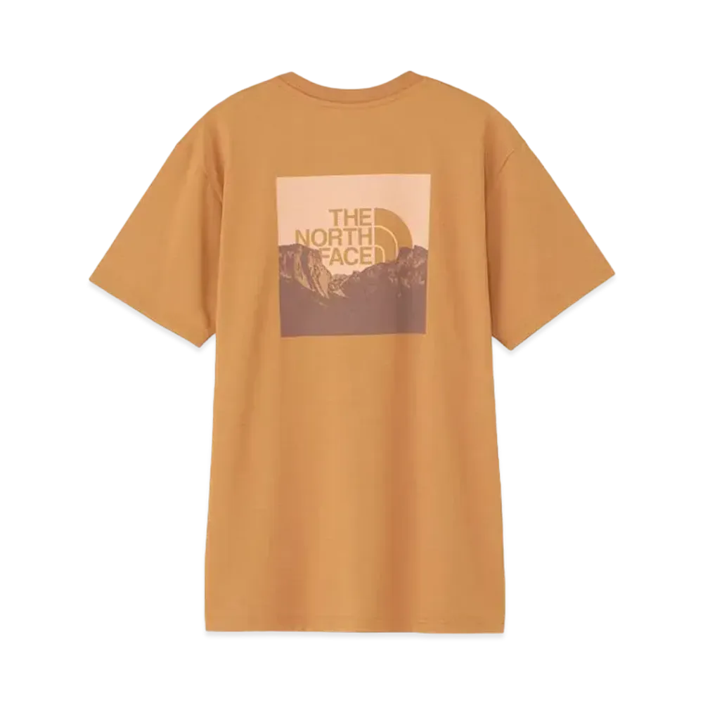 The North Face Short Sleeve Square Mountain Logo Tee "Timber Tan"