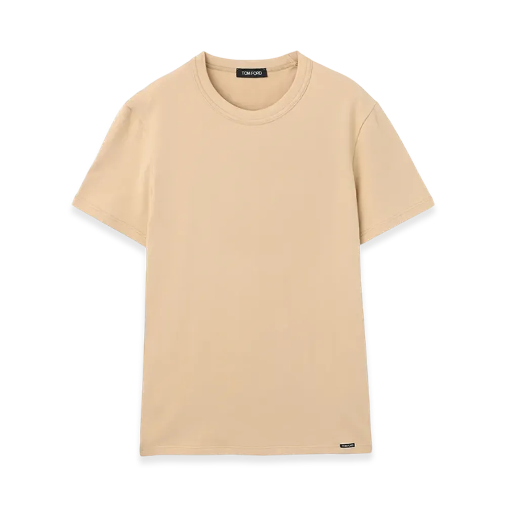 TOM FORD Crewneck Tee "Nude1"