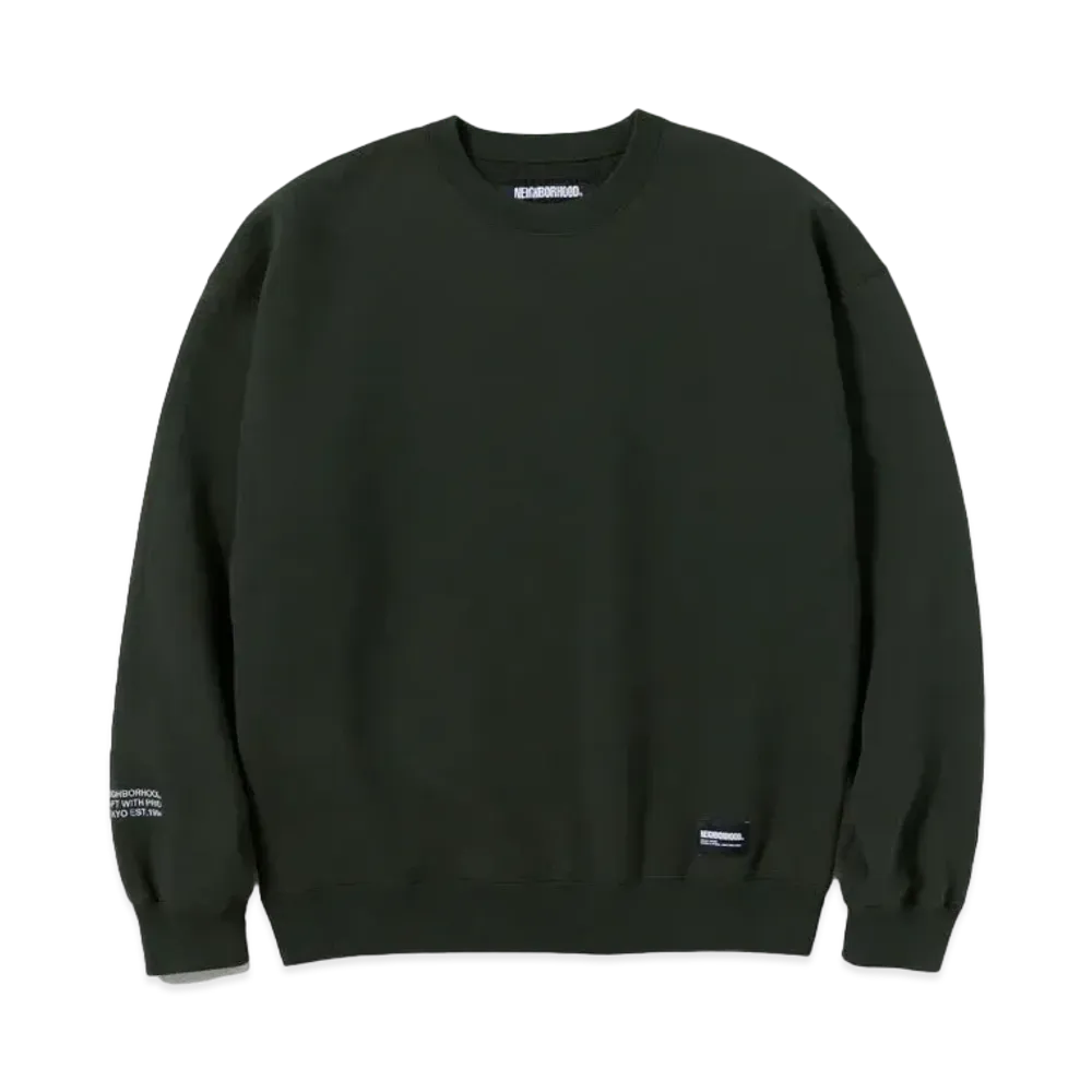 NEIGHBORHOOD Plain Sweatshirt LS "Green"