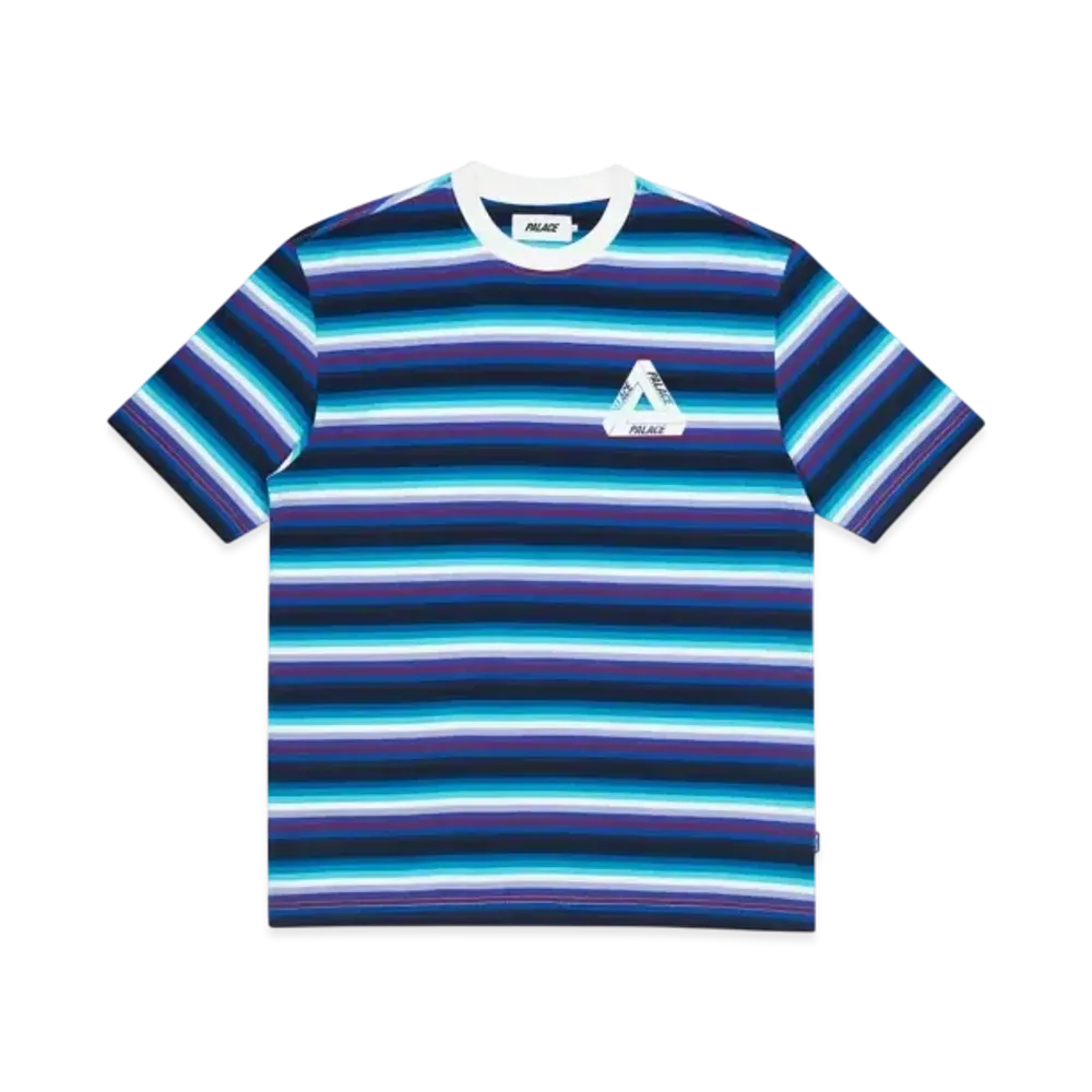PALACE Thin Stripe T-Shirt "Blue"